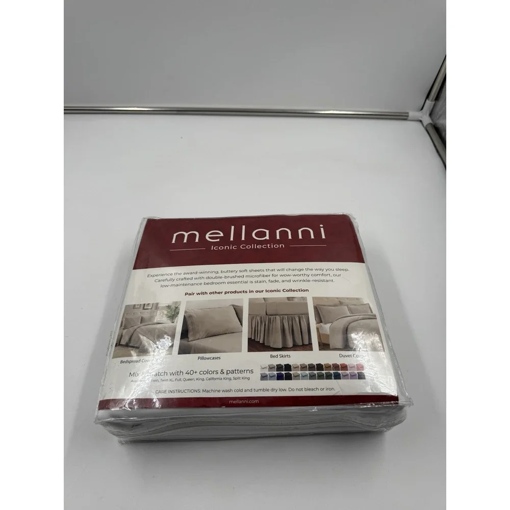 Mellanni Extra Deep Twin XL Sheet 3 Pc Iconic Collection Bedding‎ Hotel Luxury